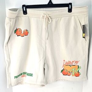 Mens 3XL (48-50) MTV Jogger Fleece Shorts